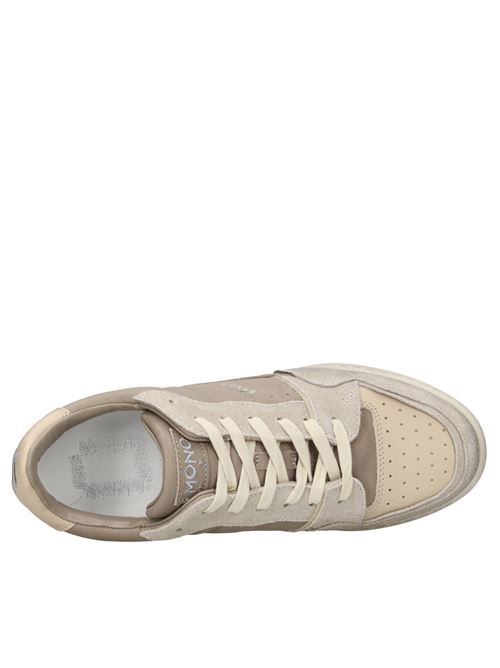 Sneakers in pelle e tessuto MONO WAY | BANGO UOMO PELLEMARRONE-BEIGE-GRIGIO